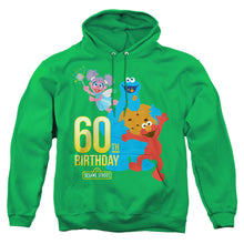 Load image into Gallery viewer, Sesame Street 60Th Birthday Mens Hoodie Kelly Green
