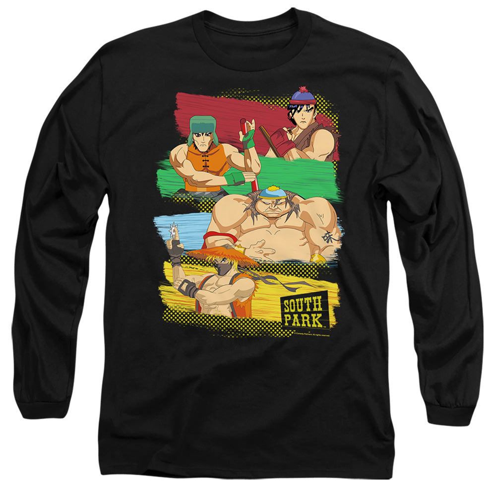South Park South Park Anime Mens Long Sleeve Shirt Black Officially Licensed