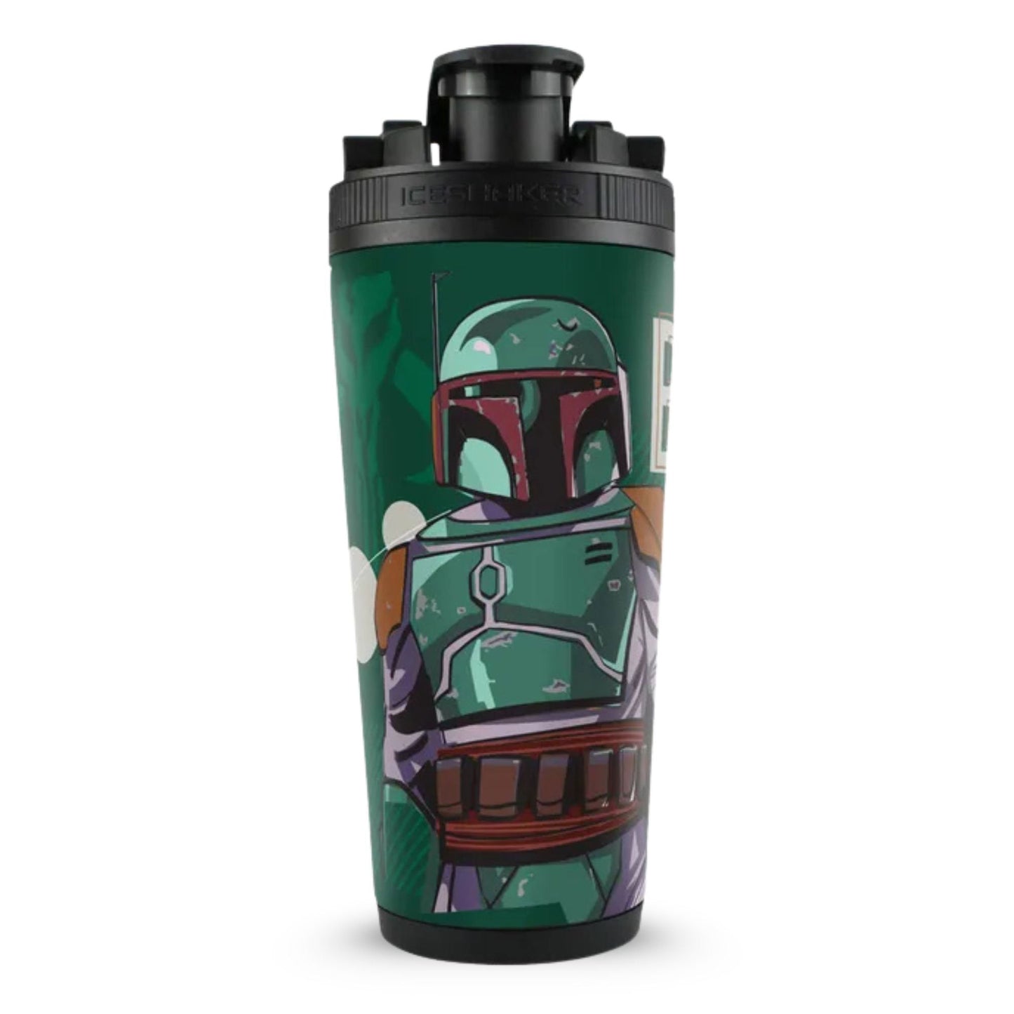 Star Wars Original Trilogy Boba Fett Bounty Hunter 4D Ice Shaker Cup Officially Licensed