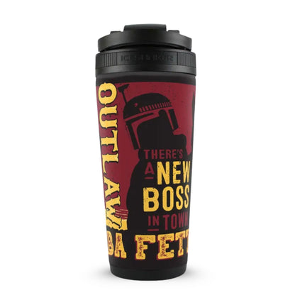 Star Wars Original Trilogy Boba Fett Outlaw 4D Ice Shaker Cup Officially Licensed