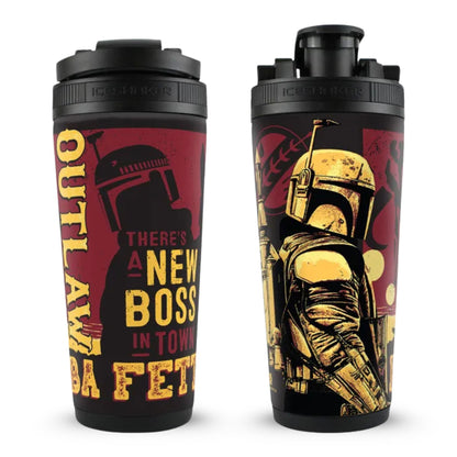 Star Wars Original Trilogy Boba Fett Outlaw 4D Ice Shaker Cup Officially Licensed
