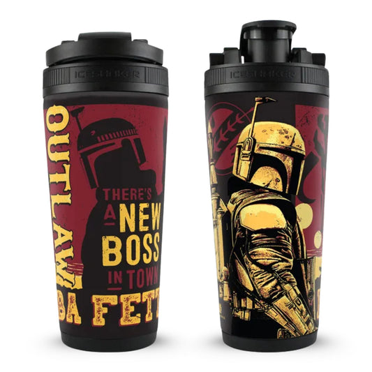Star Wars Original Trilogy Boba Fett Outlaw 4D Ice Shaker Cup Officially Licensed