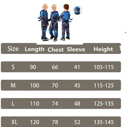 Blue Cosplay Costume Kids