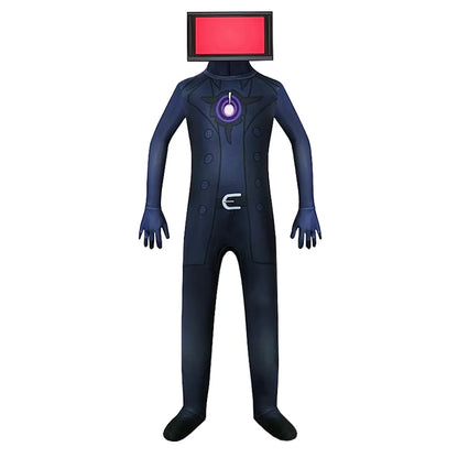 Anime Skibidi Toilet Cosplay Audio Man Camera Man Tv Man Costume