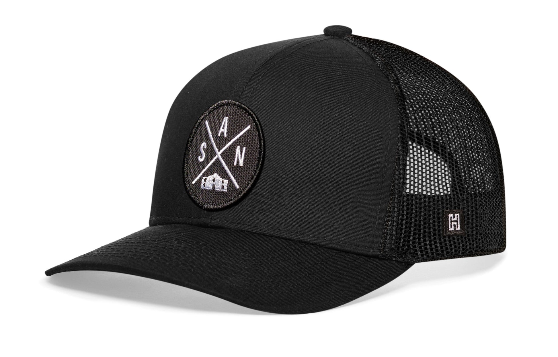 San Antonio Trucker Haka Hat Black SAN X Snapback