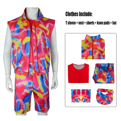 Movie Ken Ryan Gosling Barbie Cosplay Costume
