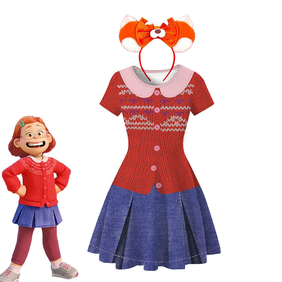 Disney Turning Red Princess Dress Costume