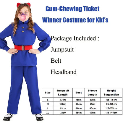 Child Factory Owner Cosplay Worker Boy Halloween Costume