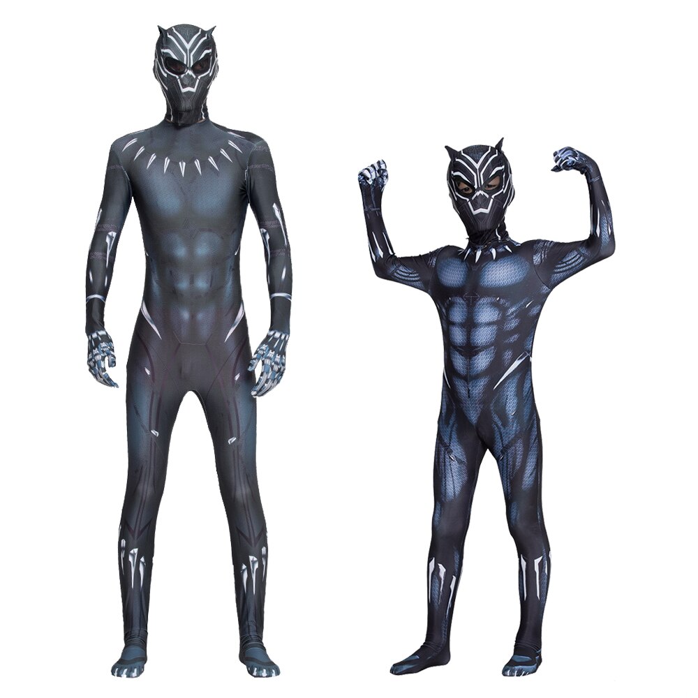 Black Panther Cosplay Costume Wakanda Halloween Uniform