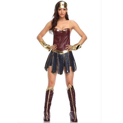 Women Halloween Party Movie Justice Wonder Fantasia Fancy Dress