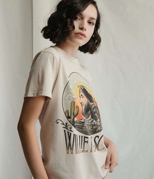 Willie Nelson Riders in the Sky Tee Womens T Shirt