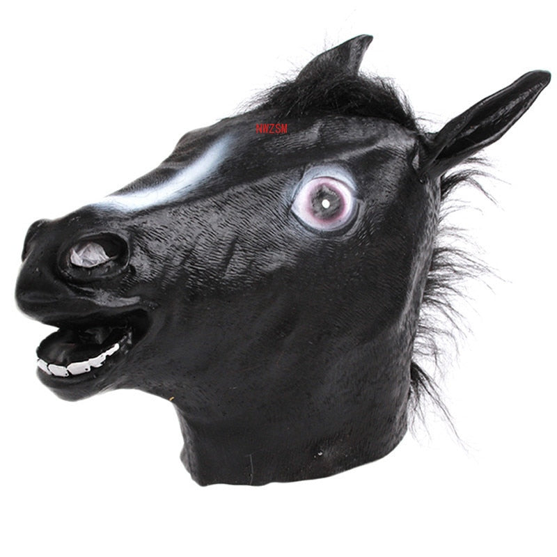 Halloween  Latex Horse Head Mask