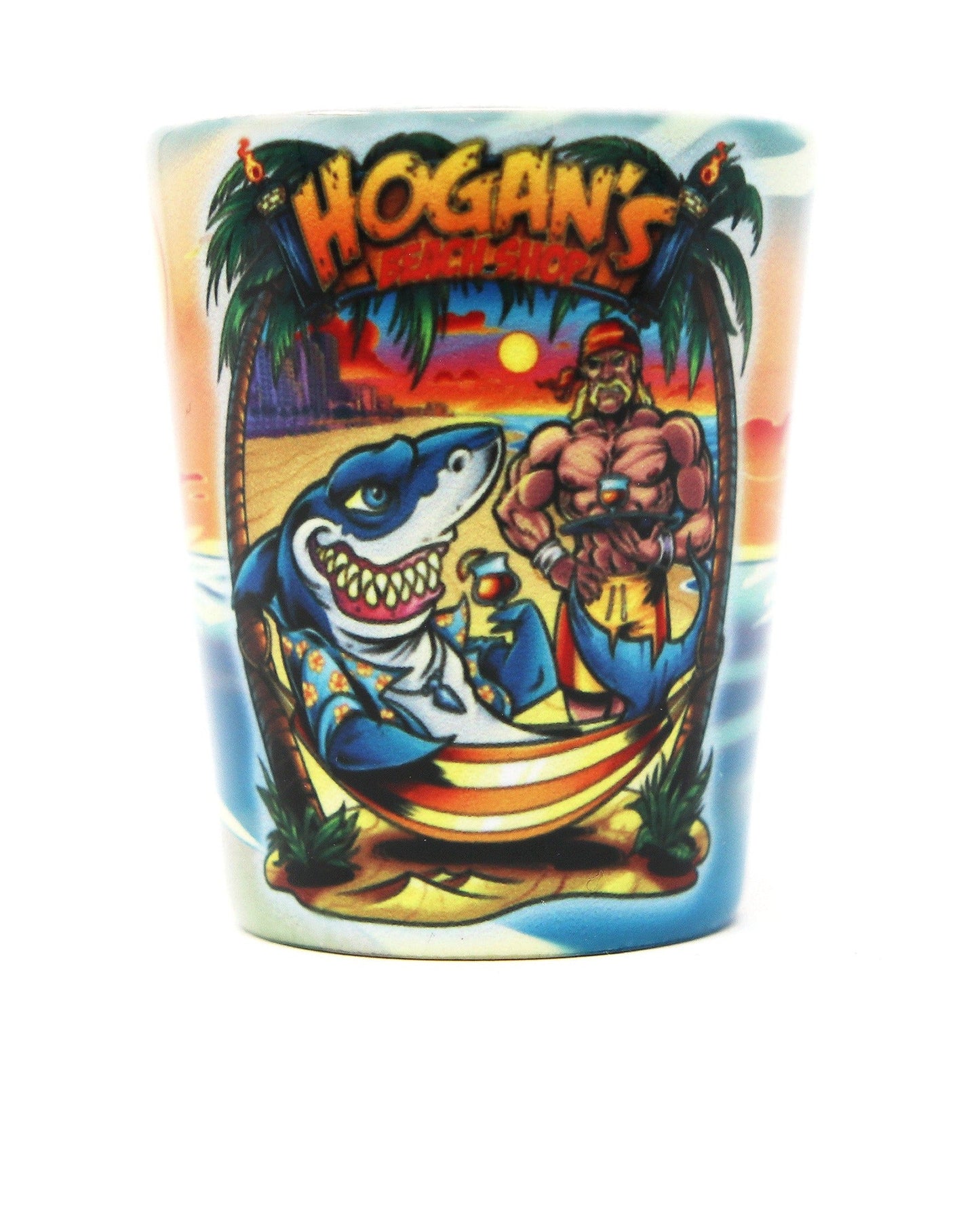 Hulk Hogan Shark Hammock Shot Glass