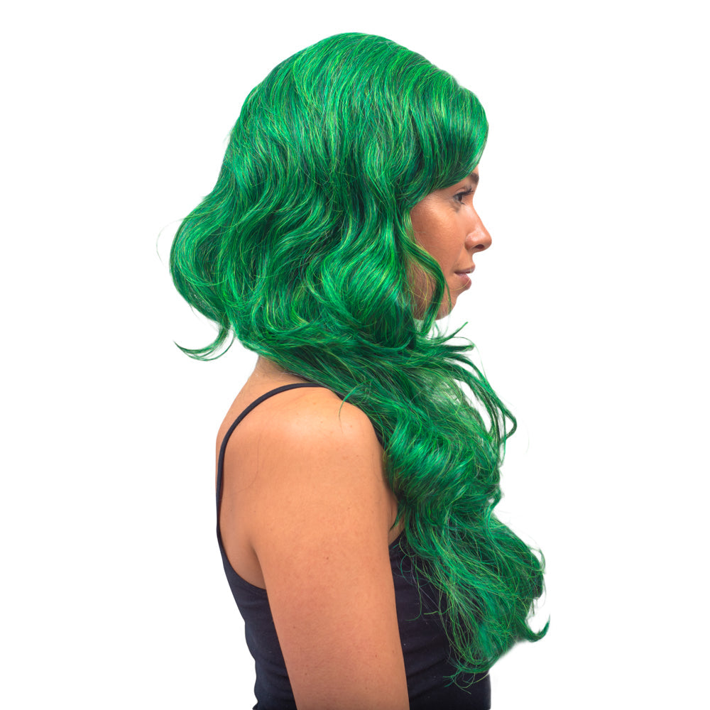 She Green Strong Monster Adult Halloween Costume Wig Cosplay