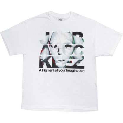 Jabbawockeez Dance Face Fill Logo White T Shirt Tee