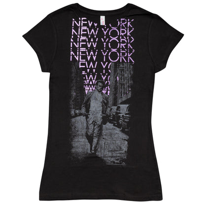 James Dean New York Black Juniors T Shirt