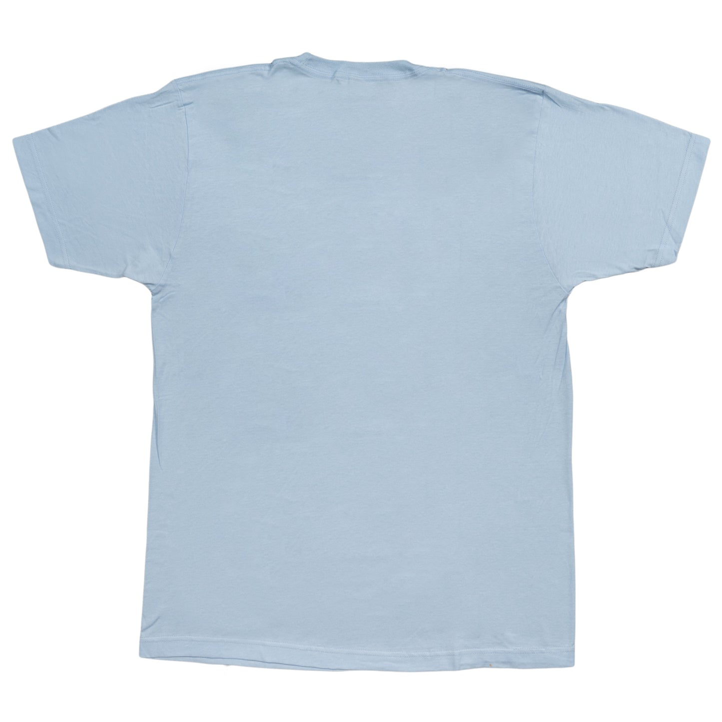Miami Vice Distressed Logo Adult Light Blue T Shirt