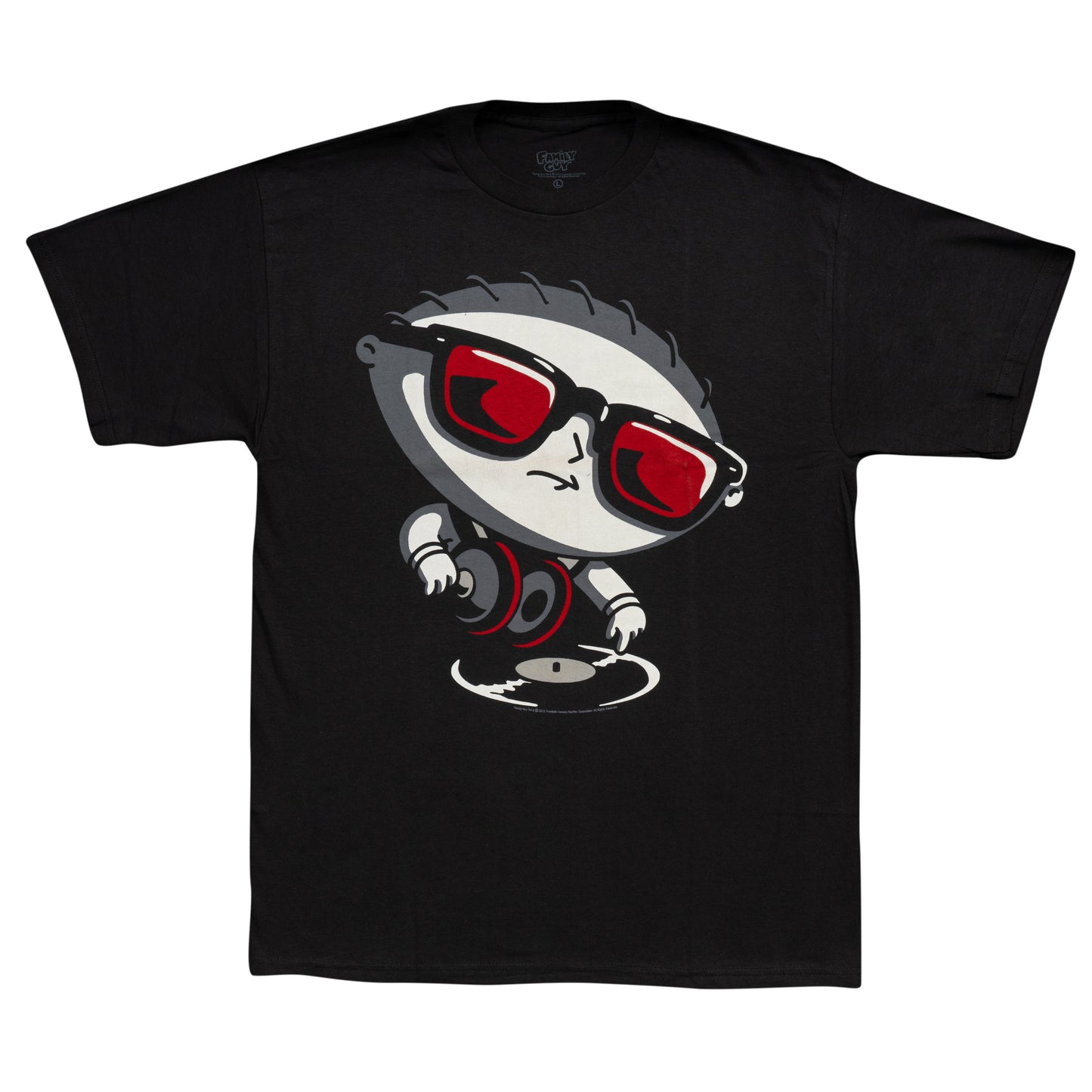 Family Guy DJ Stewie Black T Shirt