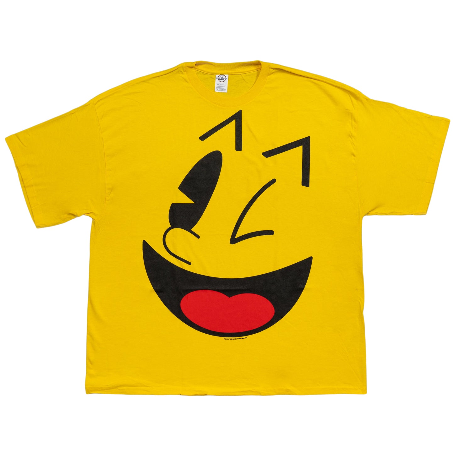 Pac-Man Big Face Yellow T Shirt-