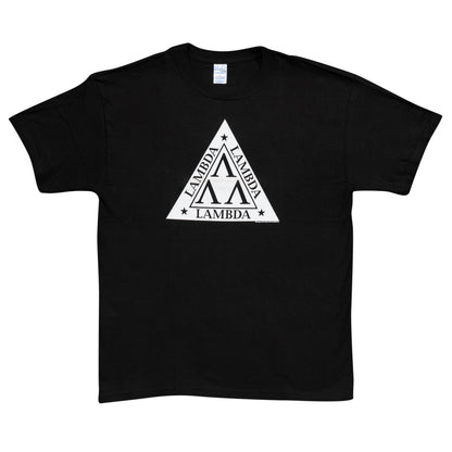 Revenge of the Nerds Lambda Lambda Lambda Adult Black T Shirt