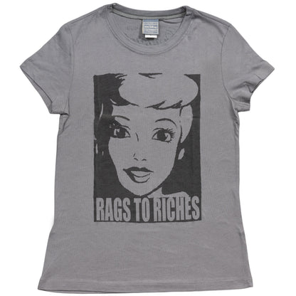 Rags to Riches Gray Juniors/Ladies T Shirt