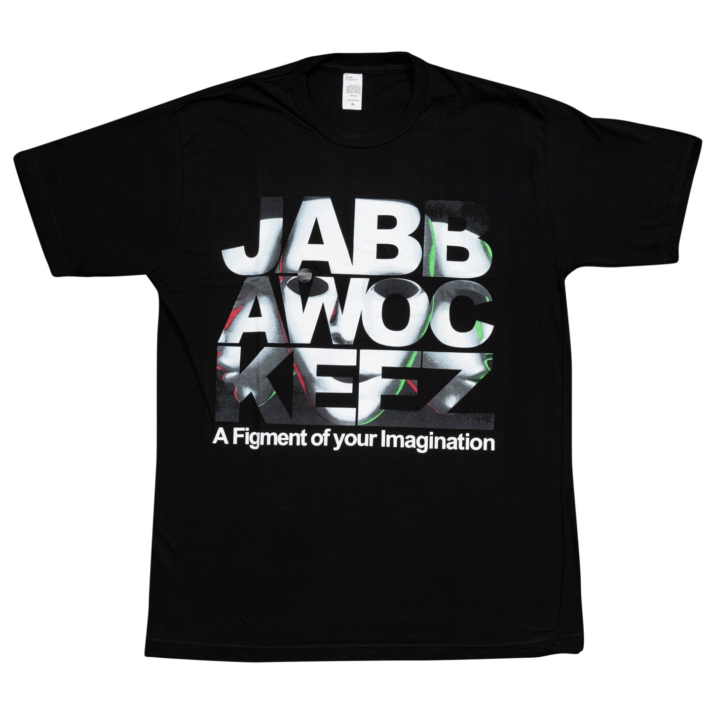 Jabbawockeez Dance Face Fill Logo Black T Shirt