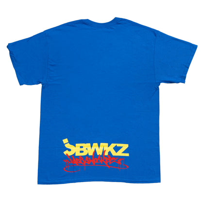 Jabbawockeez Dance Stack Logo Mens T Shirt Royal Blue