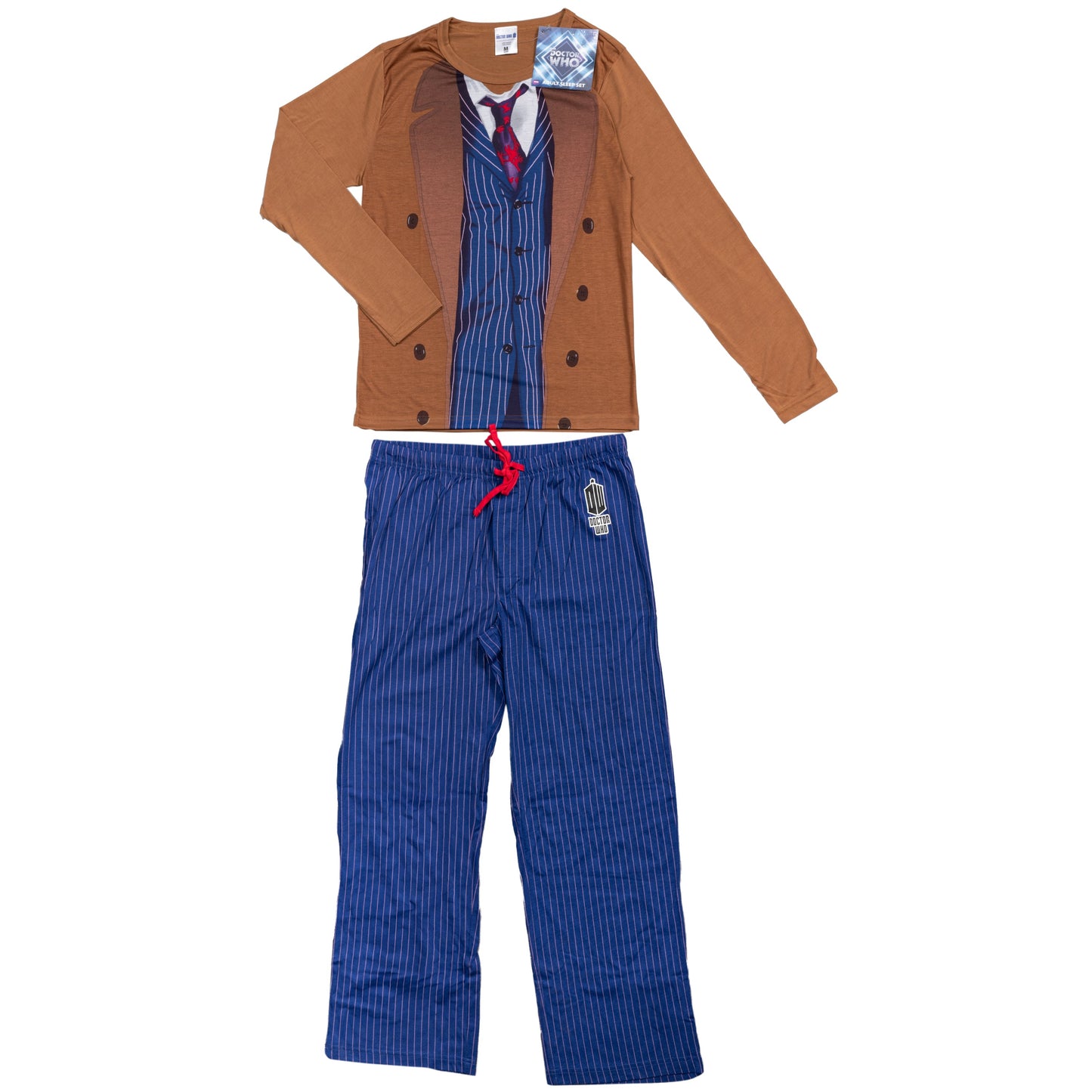 Doctor Who 10th Dr Shirt and Pants Pajama Sleep Set