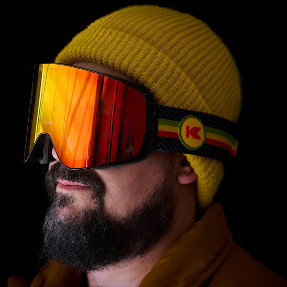 Bob Marley Slingshots Officially Licensed Knockaround Ski Snowboard Goggles