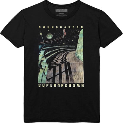 Soundgarden Staircase Glows In The Dark Mens T Shirt Black
