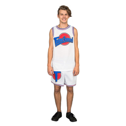 Space Jam Tune Squad White Basketball Shorts
