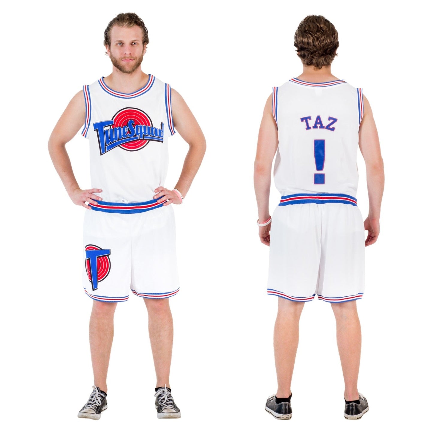 Space Jam Tune Squad White Basketball Shorts