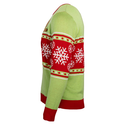 Spongebob Tangled LED Lights Sweater