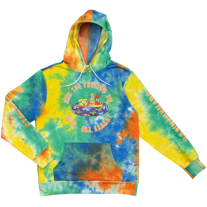 Mad Engine Spongebob Squarepants Patrick Mr. Krabs Pool Tie Dye Mens Hoodie