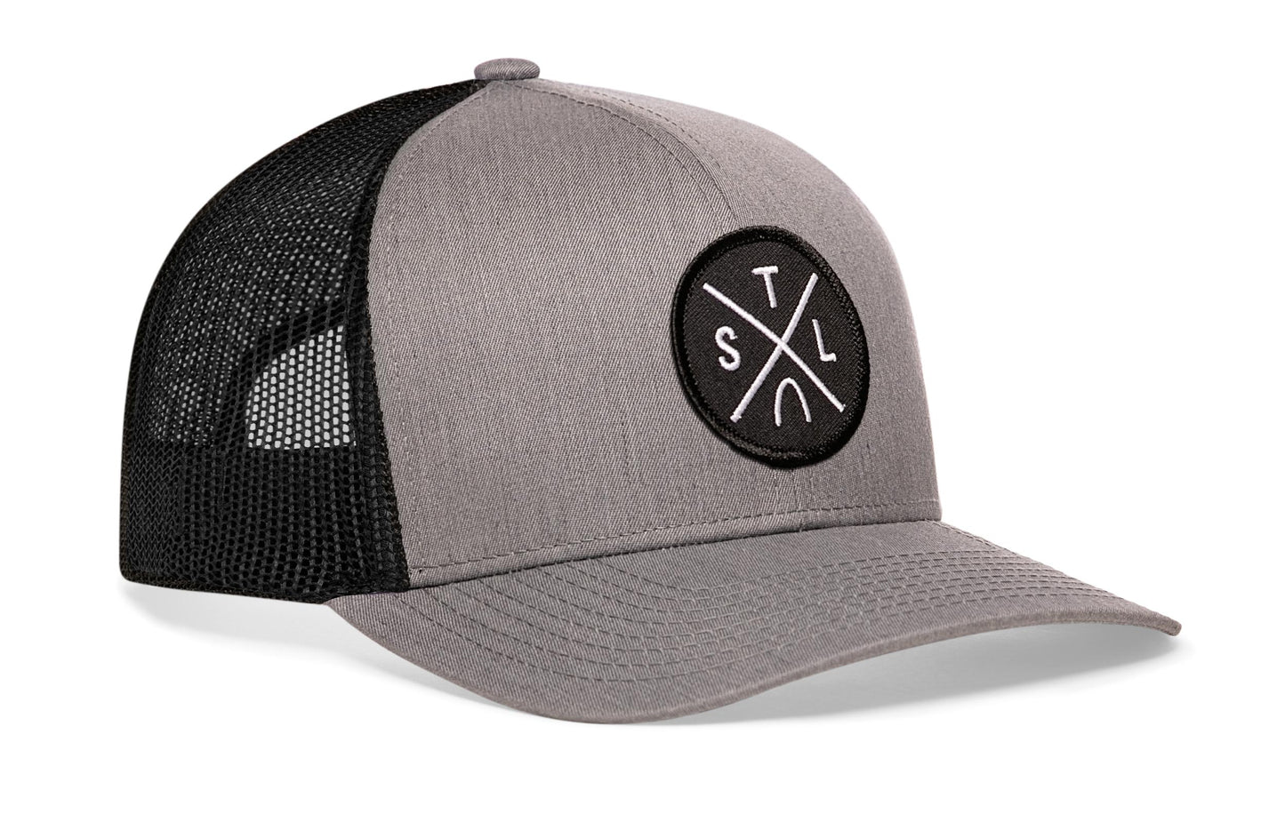 St. Louis Trucker Haka Hat Gray-Black STL X Snapback