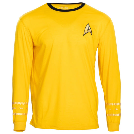 Star Trek Long Sleeve Halloween Costume T Shirt - Commander, Medical Sciences and Engineering
