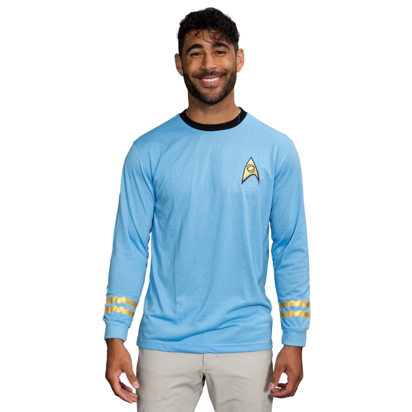 Star Trek Long Sleeve Halloween Costume T Shirt - Commander, Medical Sciences and Engineering