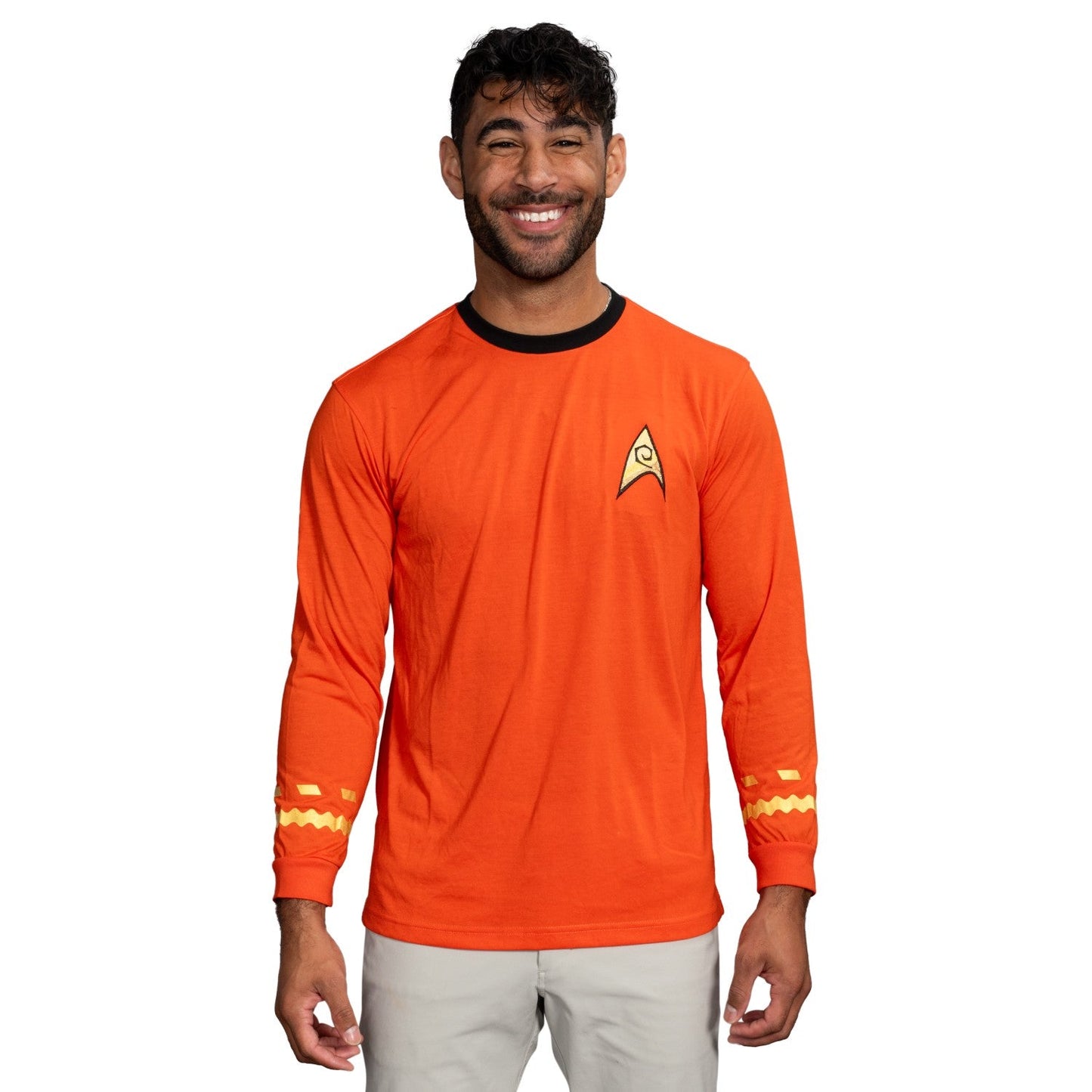 Star Trek Long Sleeve Halloween Costume T Shirt - Commander, Medical Sciences and Engineering