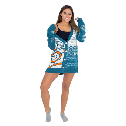 Adult Unisex BB8 Star Wars Ugly Christmas Cardigan Sweater
