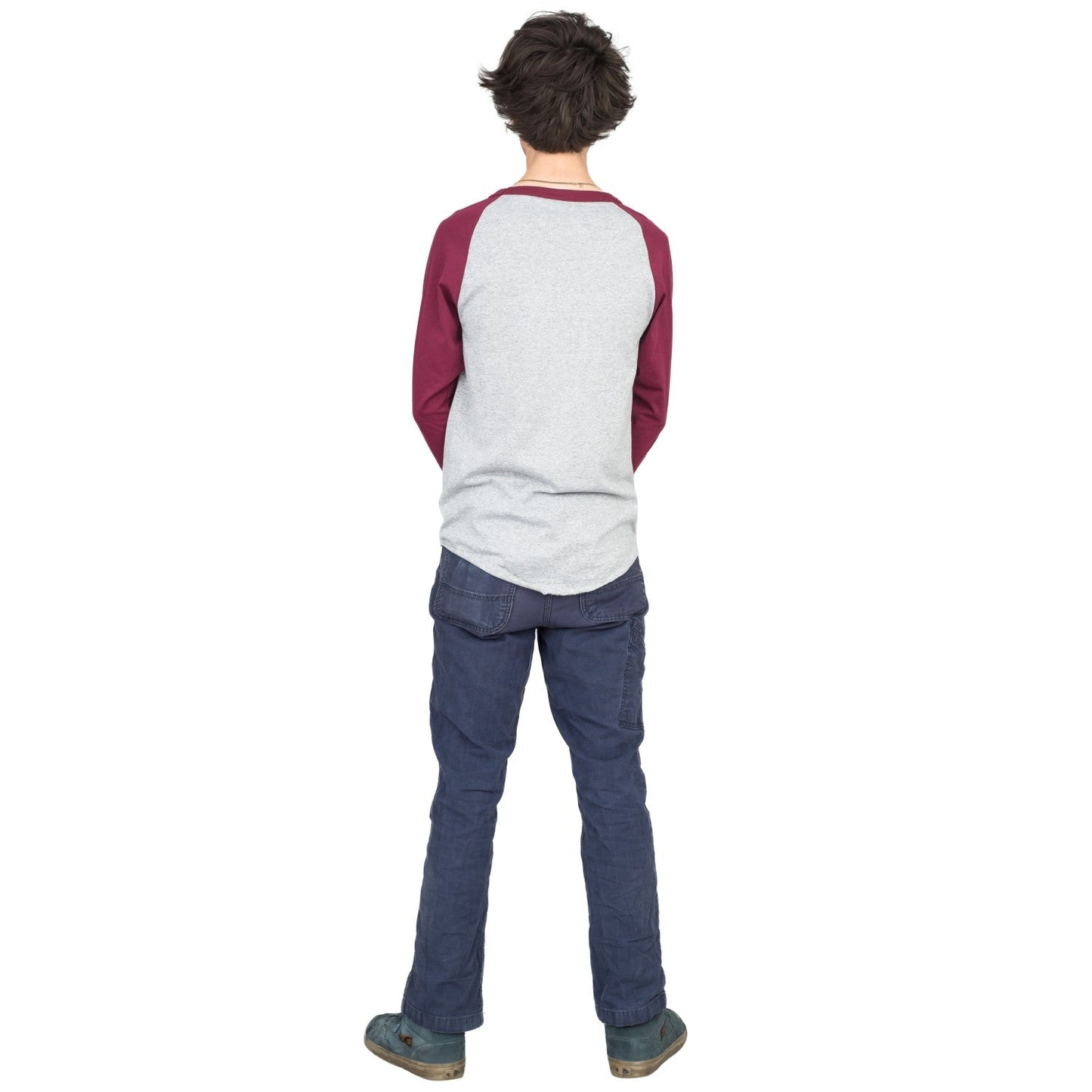 Step Bros Pablo Cruise Adult Gray and Maroon Raglan Funny Movie T-Shirt Tee