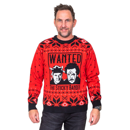 Funniest Xmas Movie Ever Wanted Bad Guys Unisex Ugly Christmas Sweater