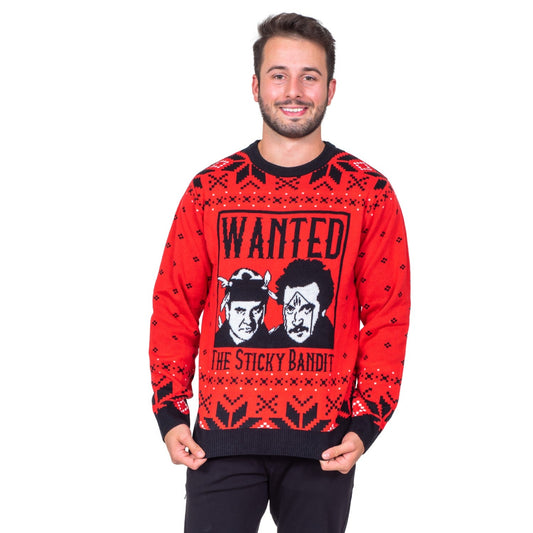 Funniest Xmas Movie Ever Wanted Bad Guys Unisex Ugly Christmas Sweater