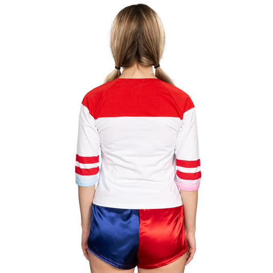 Harley Quinn Replica Little Monster Halloween Cosplay Costume Pajamas Set (2pcs)