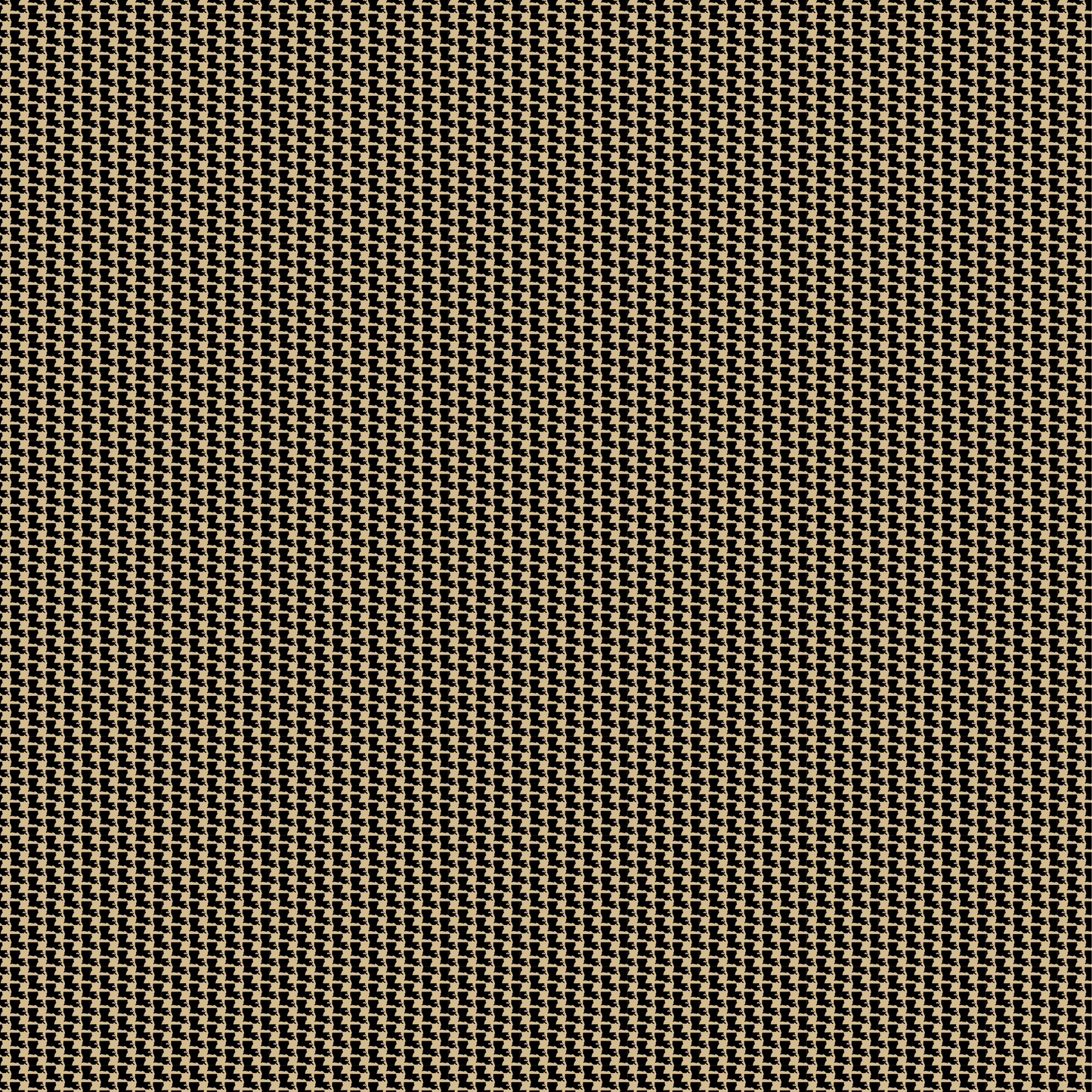 Louisiana Pattern Polo Shirt Black/Gold