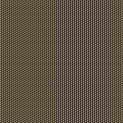 Louisiana Pattern Polo Shirt Black/Gold
