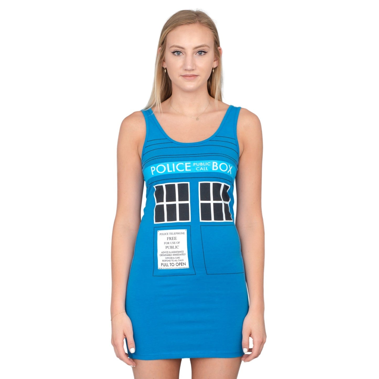 TARDIS Police Box Costume Tank Dress