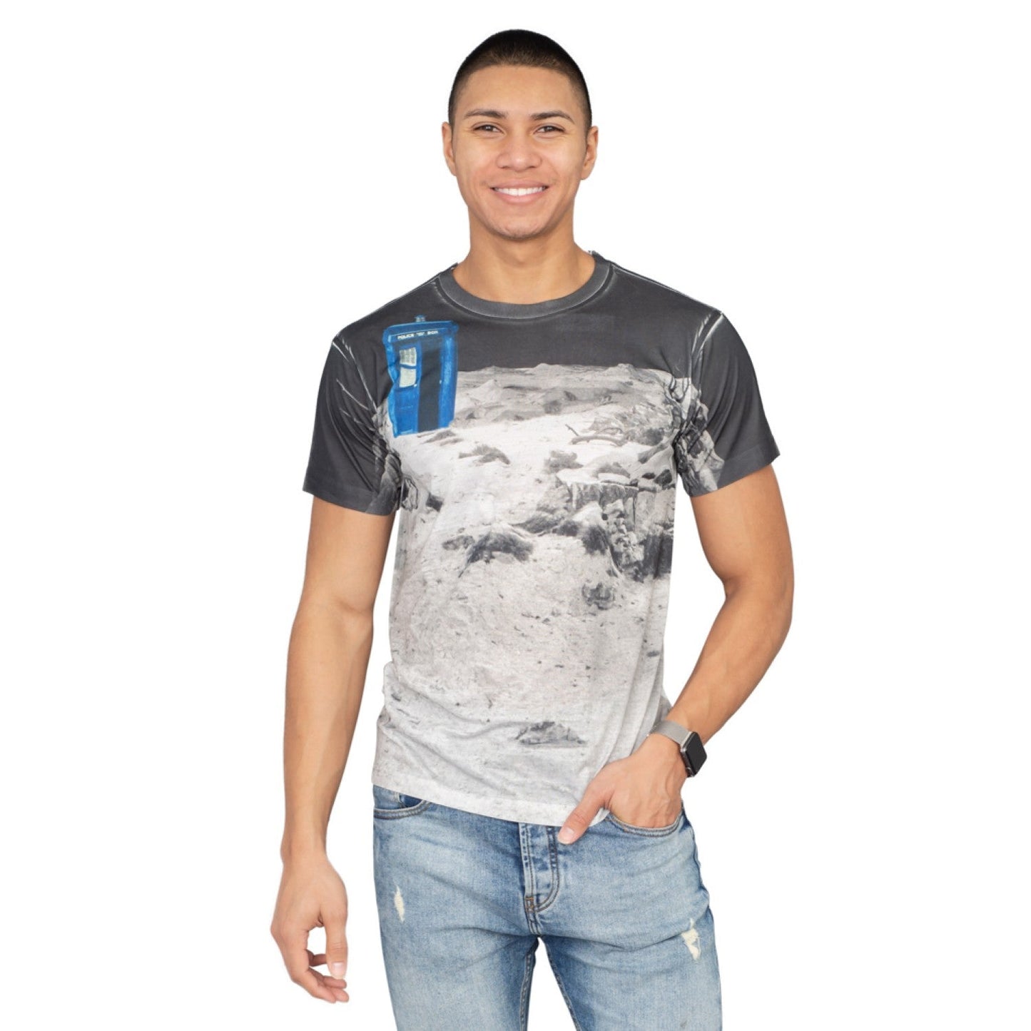 TARDIS Prehistoric Earth Sublimation T Shirt