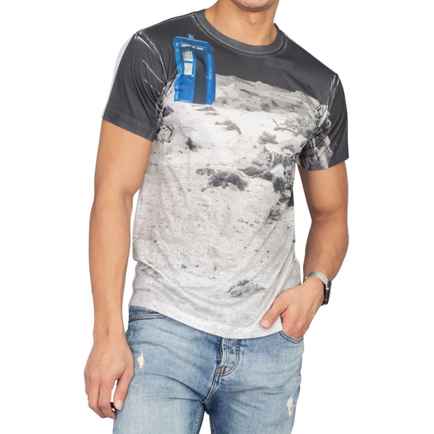 TARDIS Prehistoric Earth Sublimation T Shirt