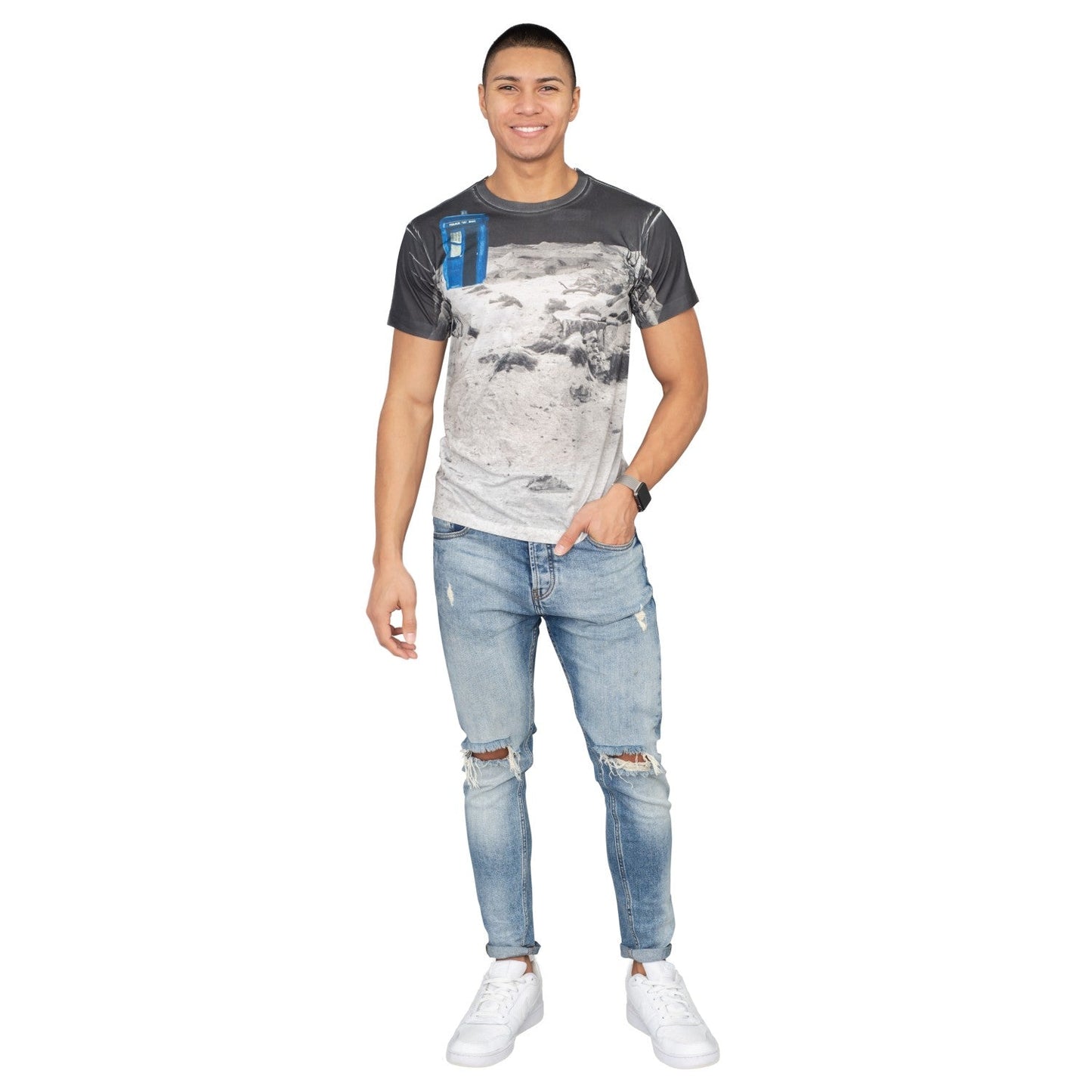 TARDIS Prehistoric Earth Sublimation T Shirt