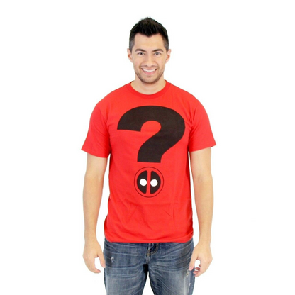 Marvel Deadpool Question Mark Flip T Shirt